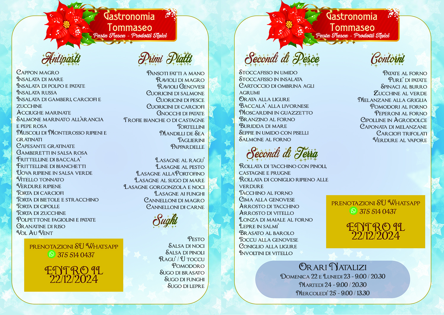 Poster - Gastronomia Tommaseo
